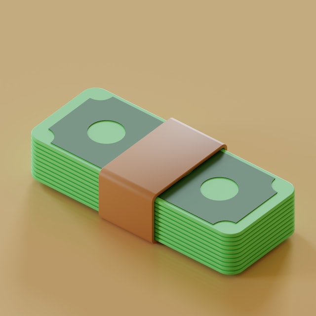 stack of cash animated