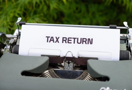 tax return on the printing machine